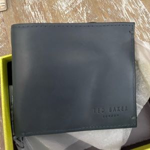 Ted Baker blue suede wallet